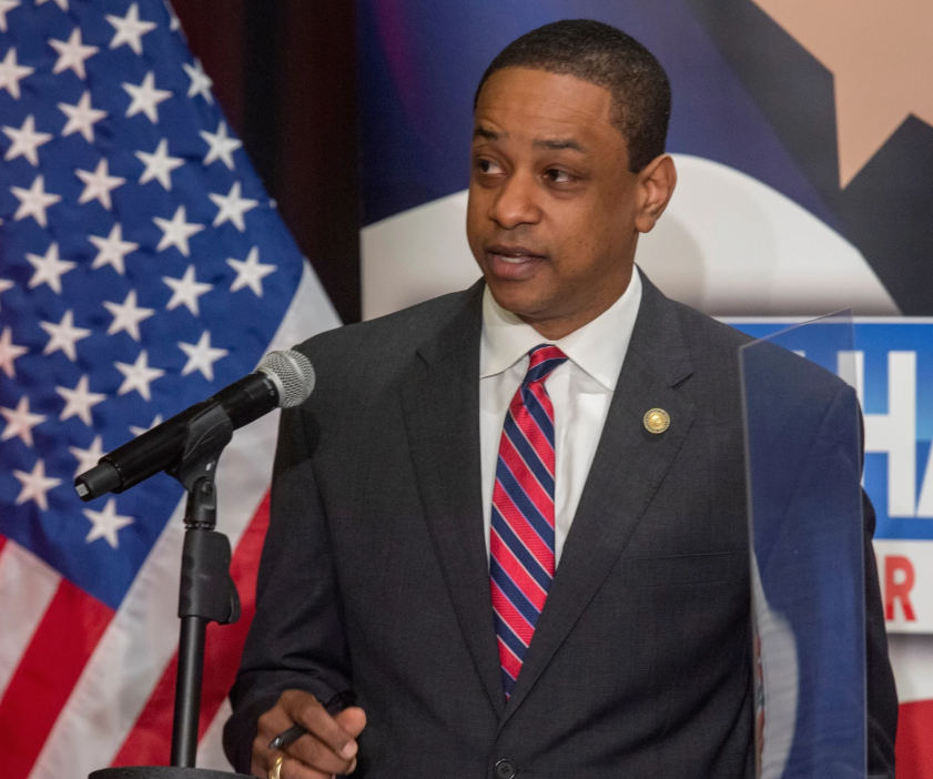 Democratic candidate for Governor of Virginia Lt. Gov. Justin Fairfax answers a question during a debate held in Bristol, Va., on Thursday, May 6, 2021. (David Crigger/Bristol Herald Courier via AP, File)