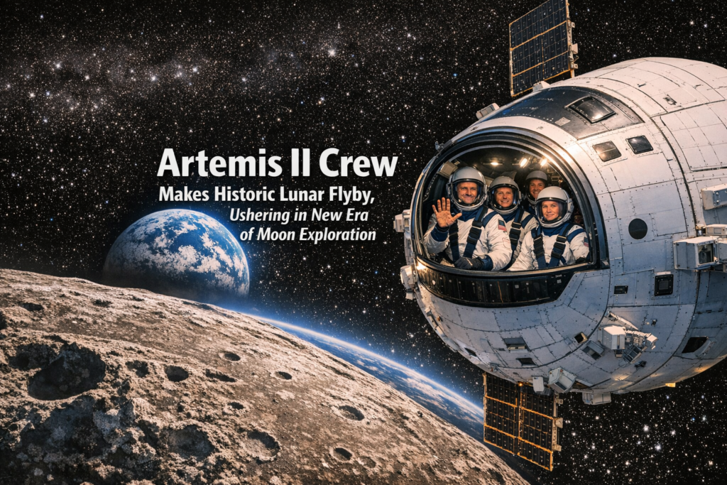 NASA’s Artemis II mission has carried four astronauts beyond low-Earth orbit