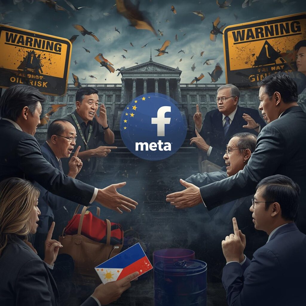 Philippines Ramps Up Pressure on Meta Over Oil Crisis Disinformation, Cites National Security Risks and Legal Breaches/ Photo File AI Enhanced