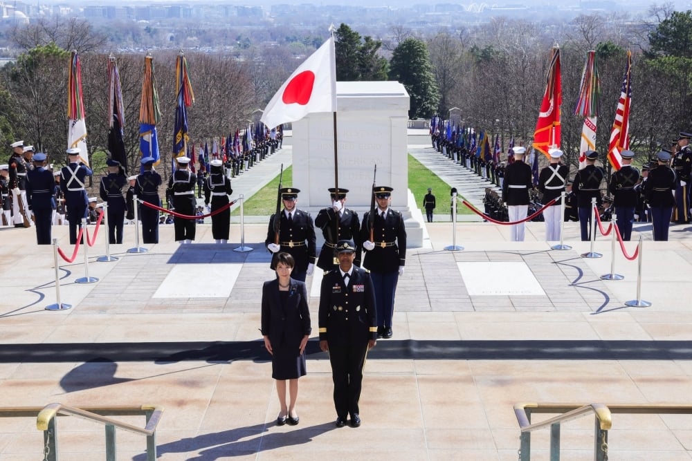 Prime Minister TAKAICHI’s Visit to Arlington National Cemetery / PHOTO File Cabinet Public Affairs Office Japan